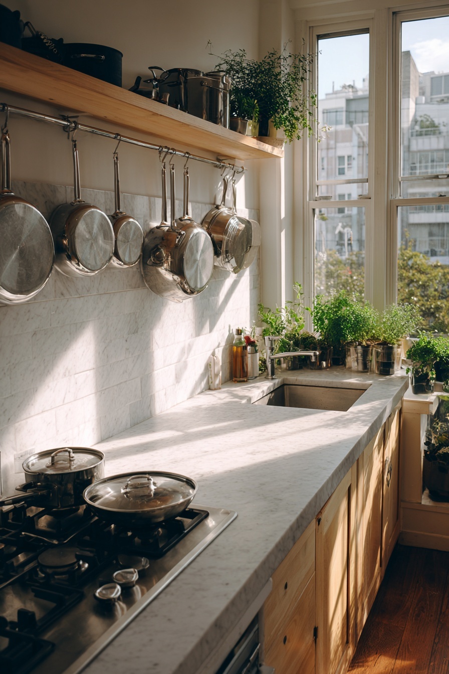 Hang Pots with a Simple Rack