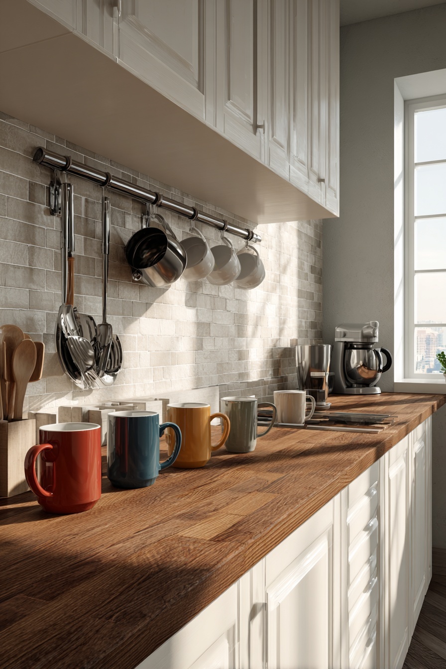 Add Hooks for Mugs and Utensils