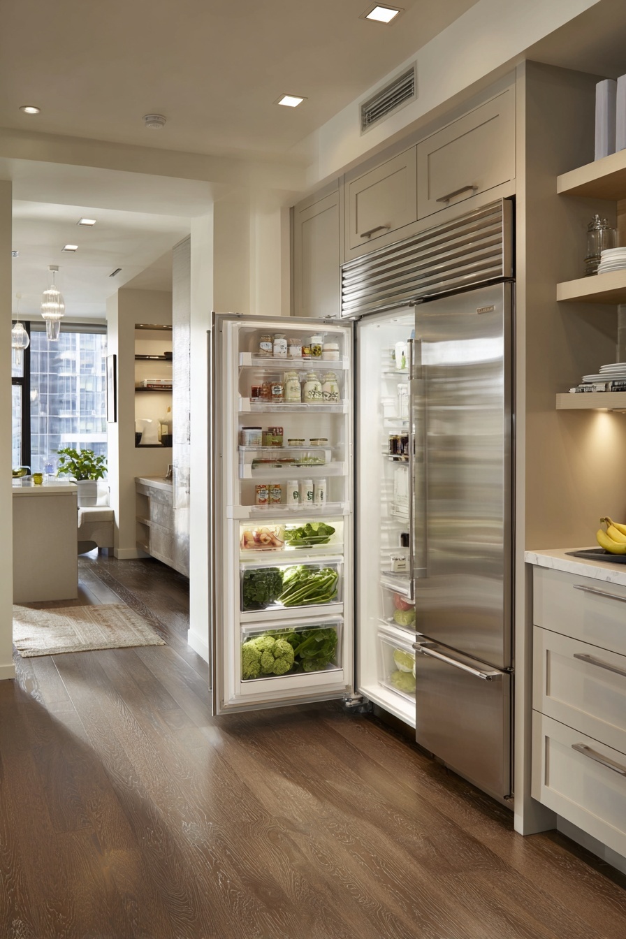 Use See-Through Refrigerator Bins