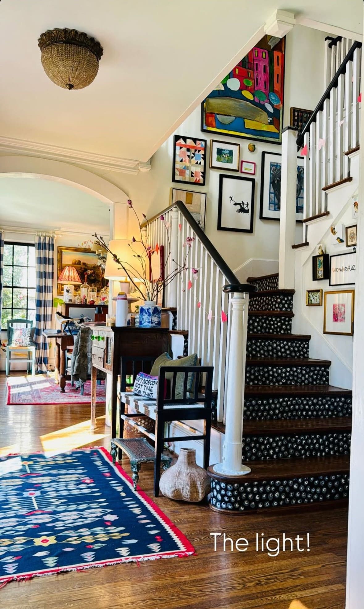 Sunlit Staircase Art Gallery