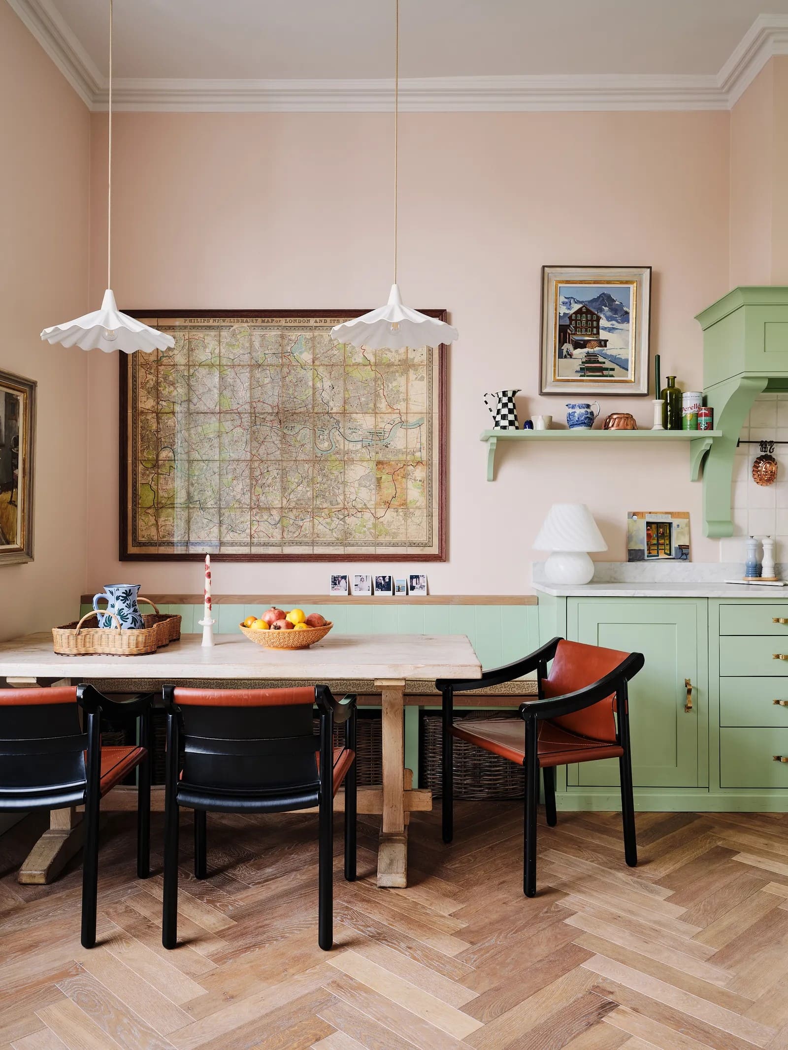 Soft Pastel Breakfast Nook