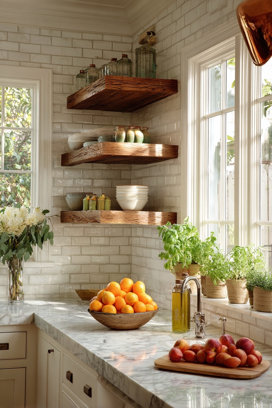 Display Fresh Fruit Bowls