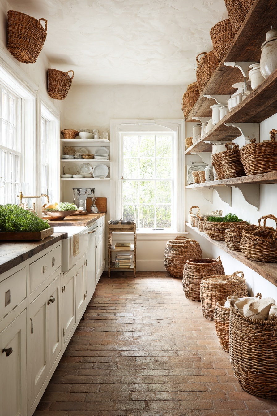 Use Vintage Baskets for Storage