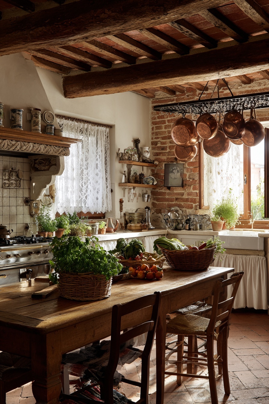 Install a Wrought Iron Pot Rack