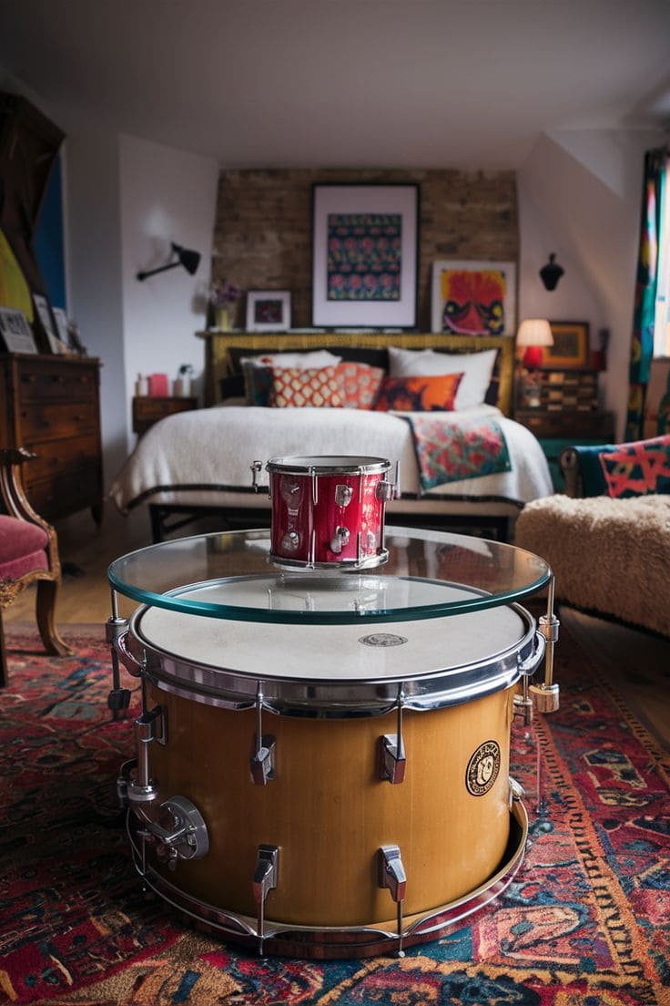 Bohemian Drum-Centered Design