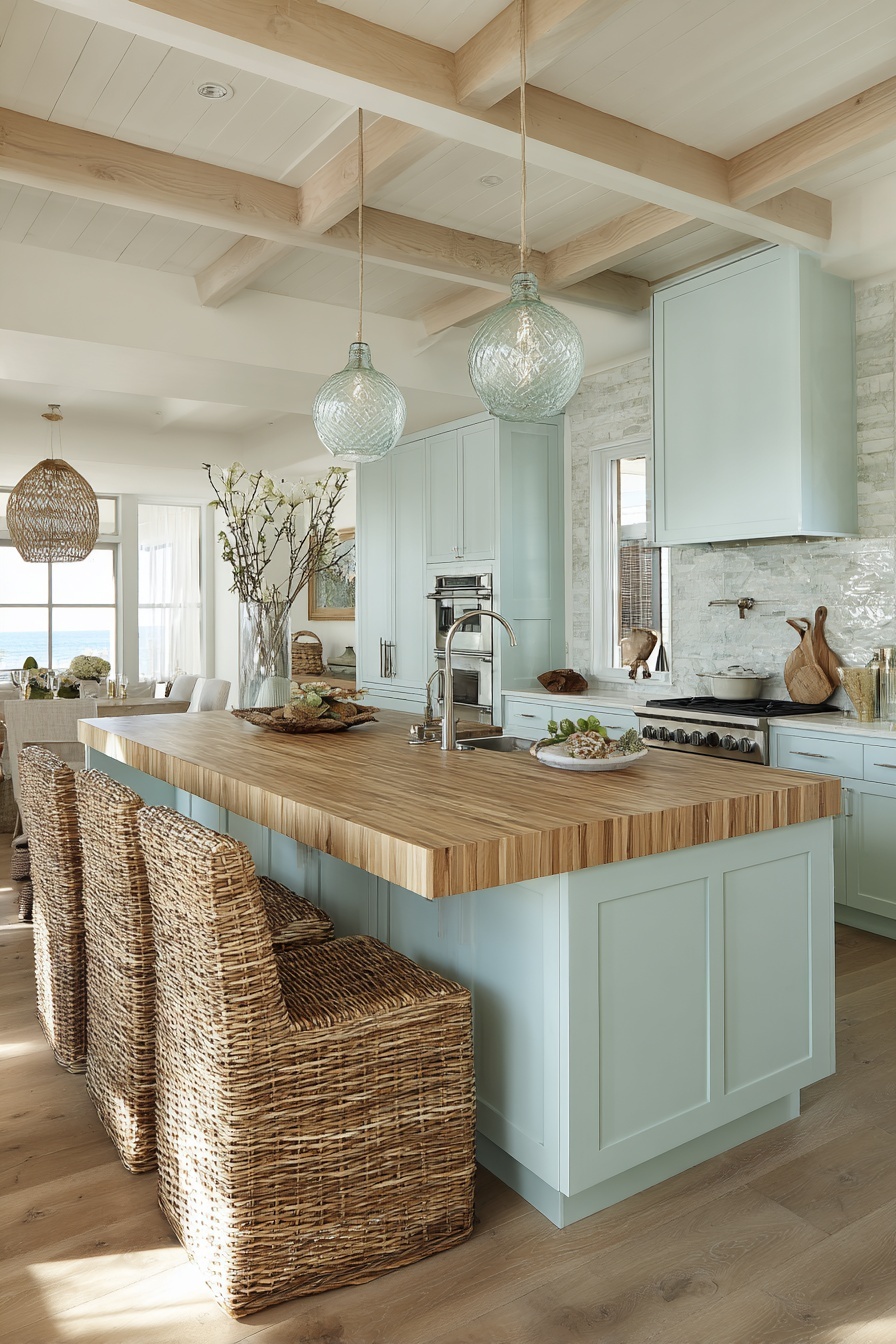 Install a Butcher Block Island