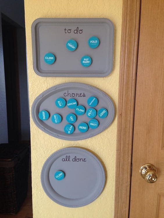 Magnetic To-Do and Chore Organizer