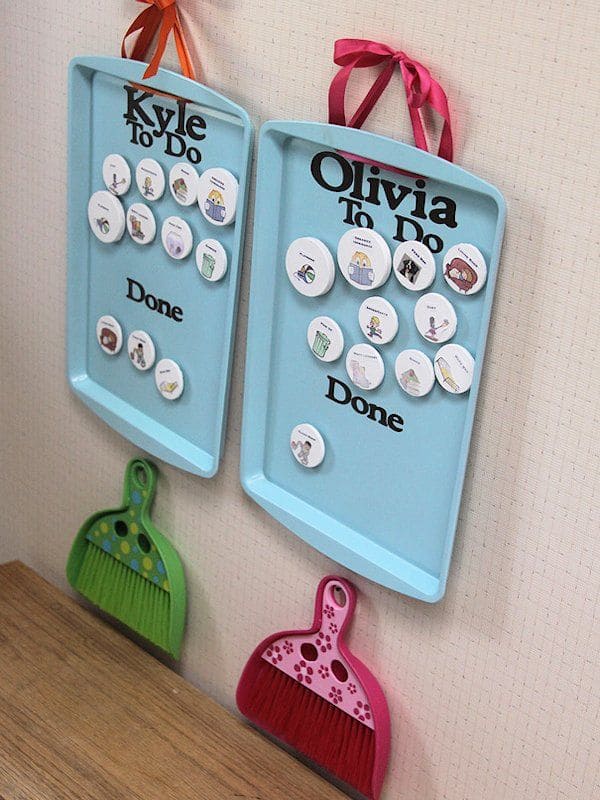 Personalized Magnetic Chore Boards