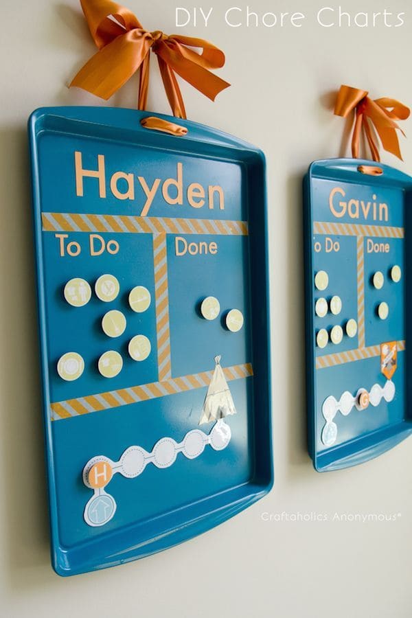 Personalized Magnetic Baking Sheet Charts