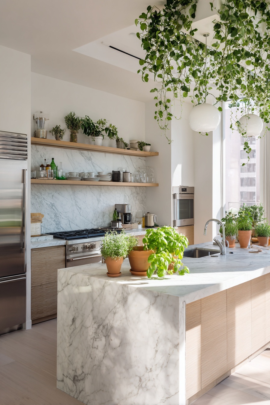 Add Greenery with Potted Herbs