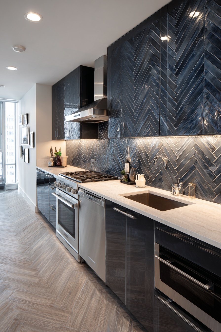 Create a Backsplash with Removable Tiles
