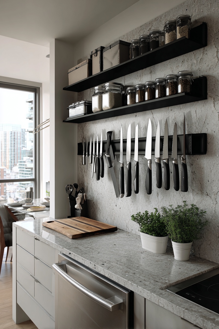 Organize with Magnetic Strips