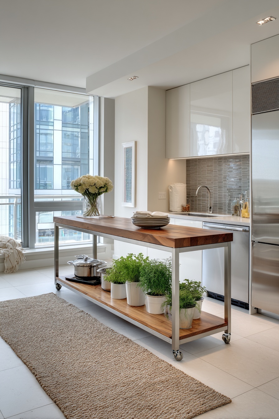 Maximize Counter Space with a Cart