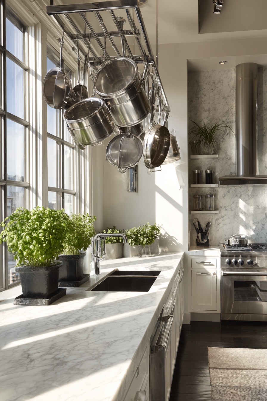 Utilize Vertical Space with Hanging Racks