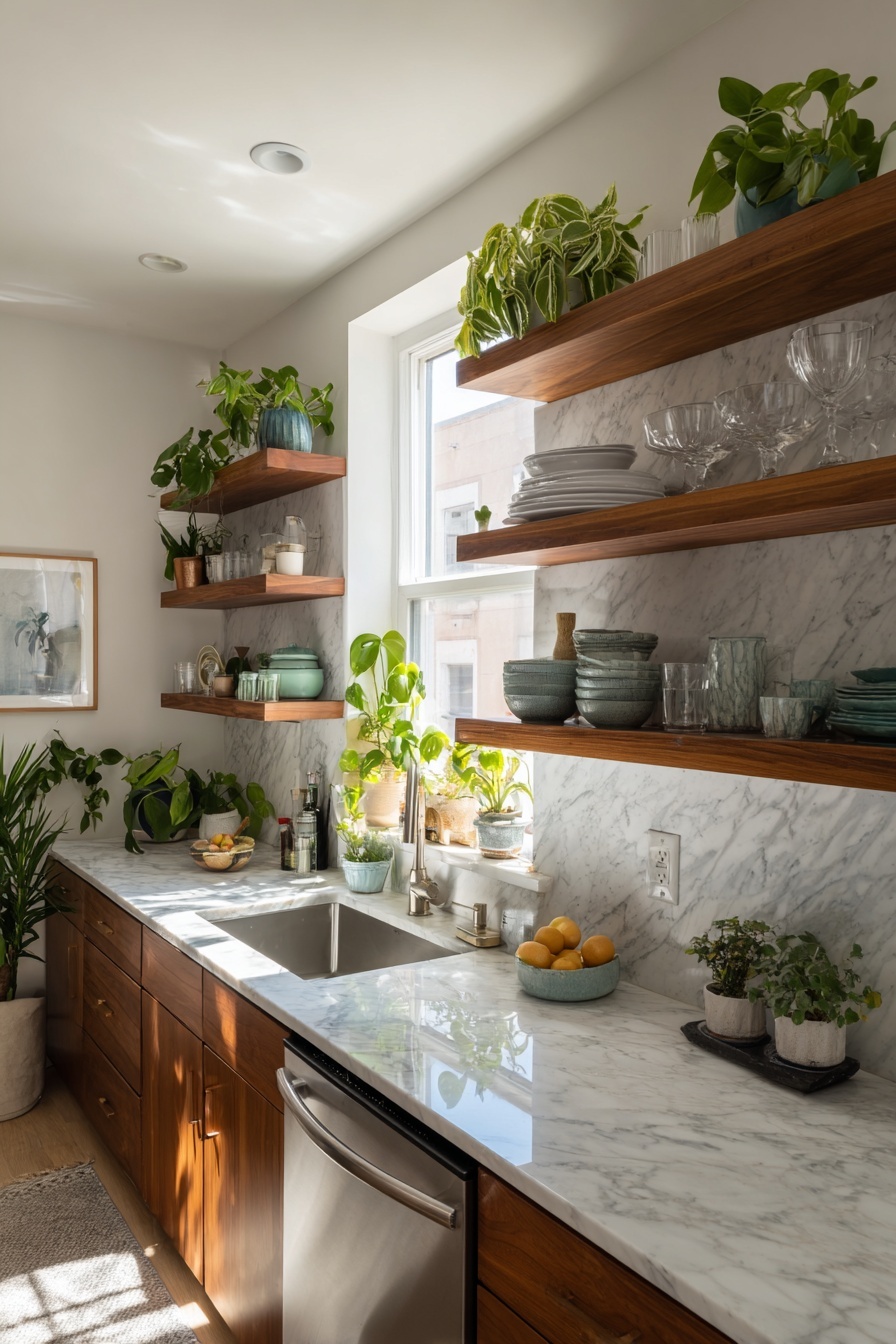 Embrace Open Shelving for Display