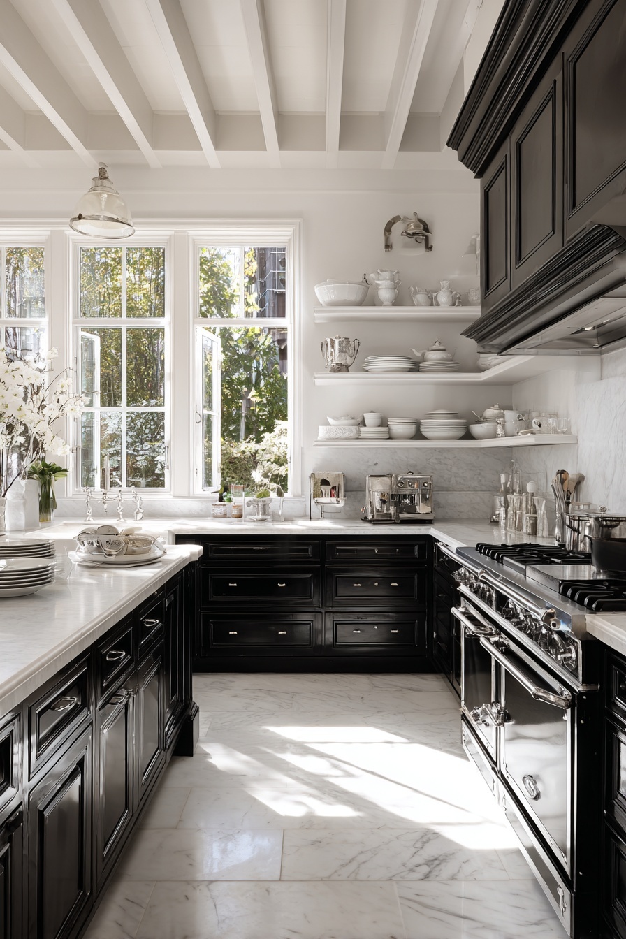 Maximize Space with White Shelving