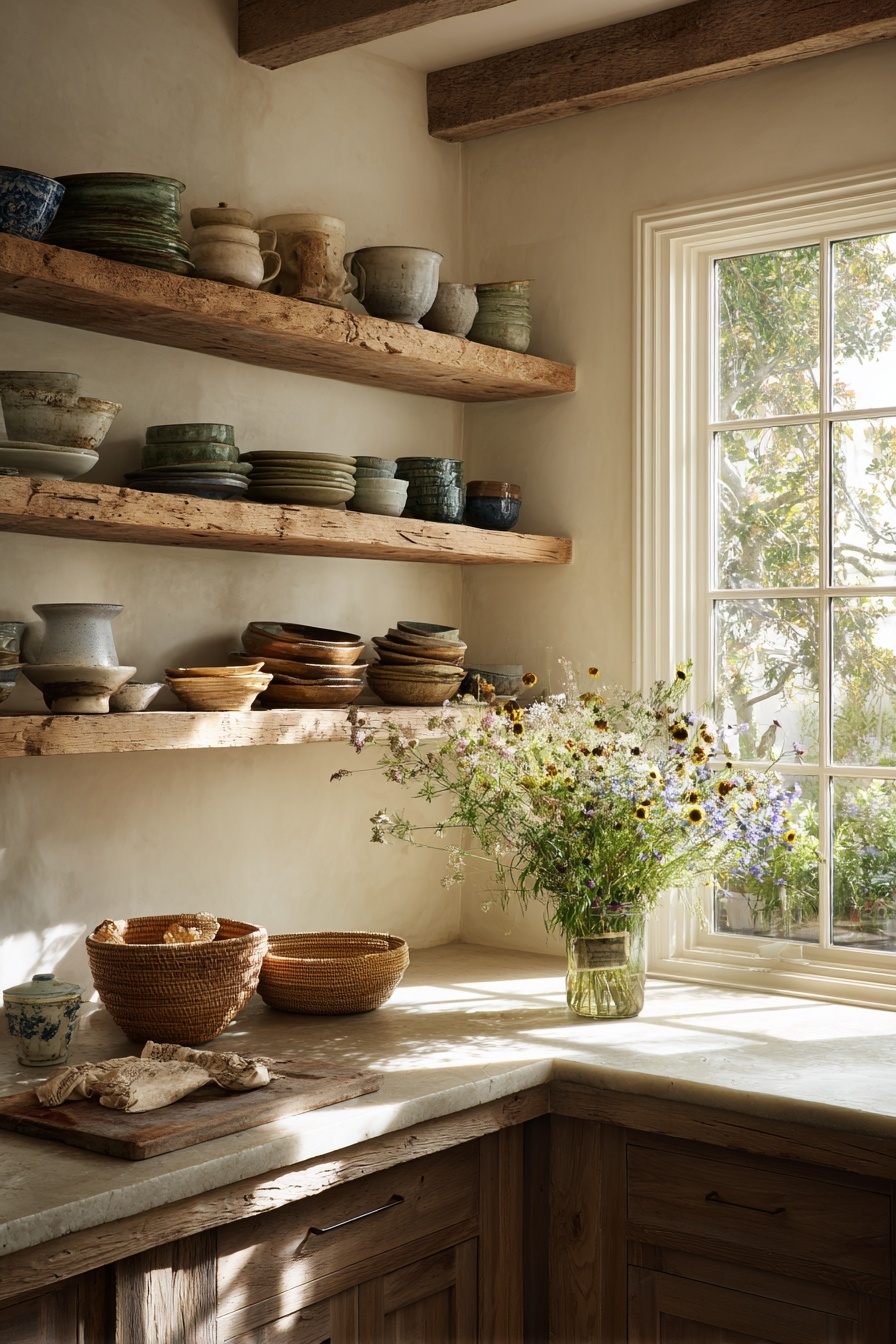 Use Open Shelving for Dishes