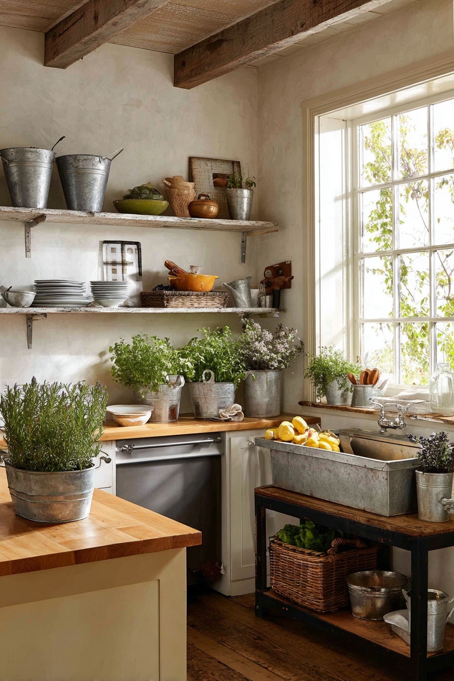 Utilize Galvanized Containers