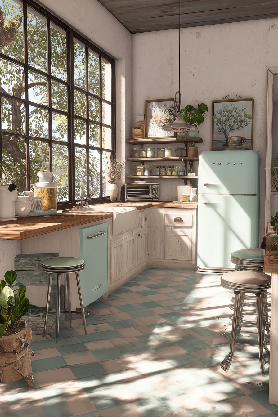 Create Charm with Vintage Appliances