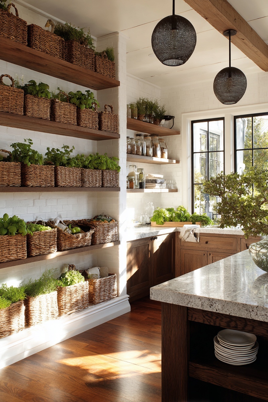 Use Baskets for Stylish Organization