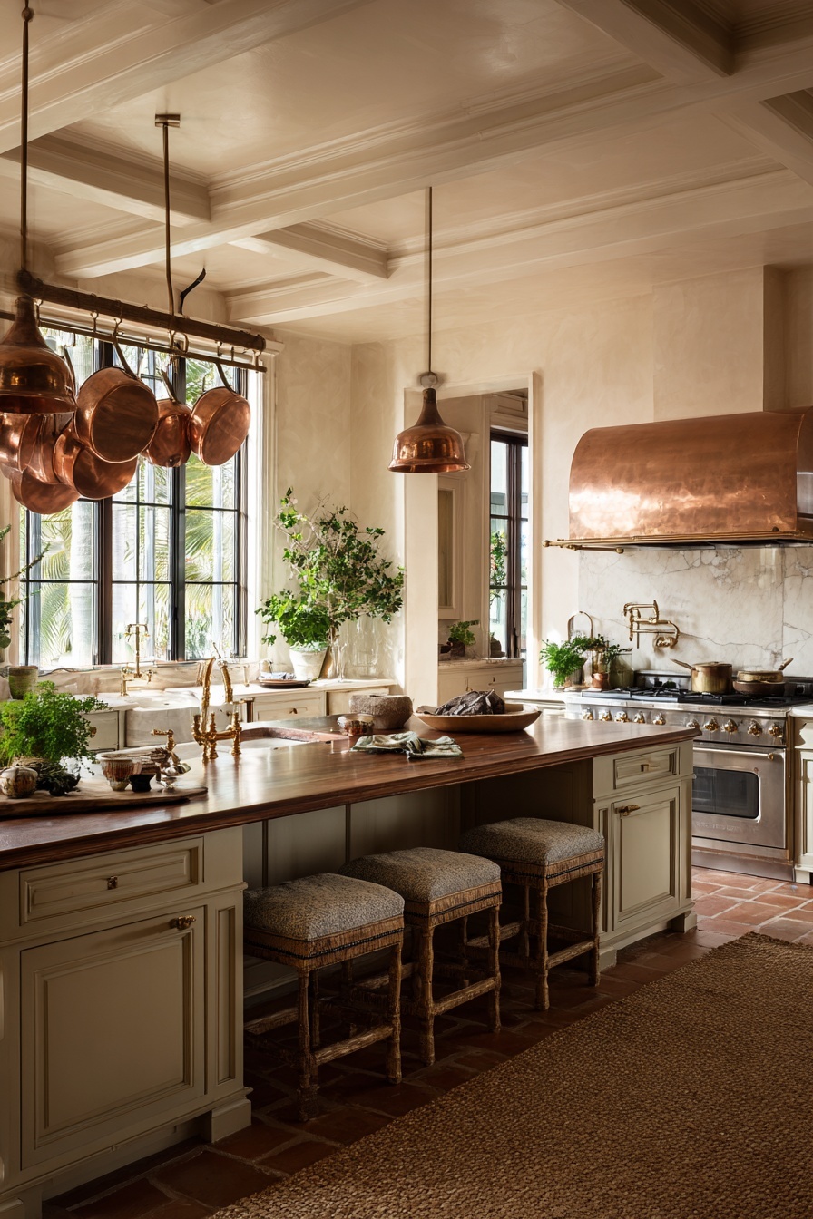 Accent with Copper or Brass Details