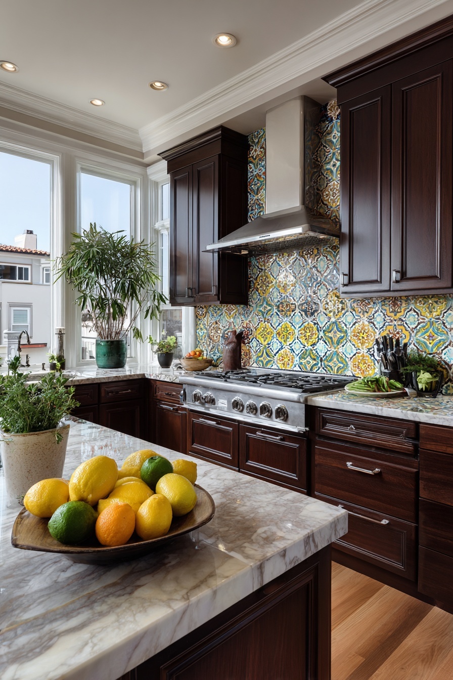 Create Fun with Bold Backsplashes