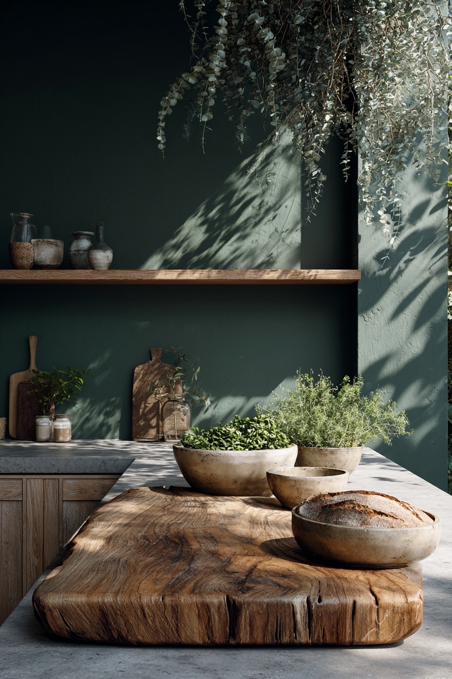 Position a Wooden Serving Board