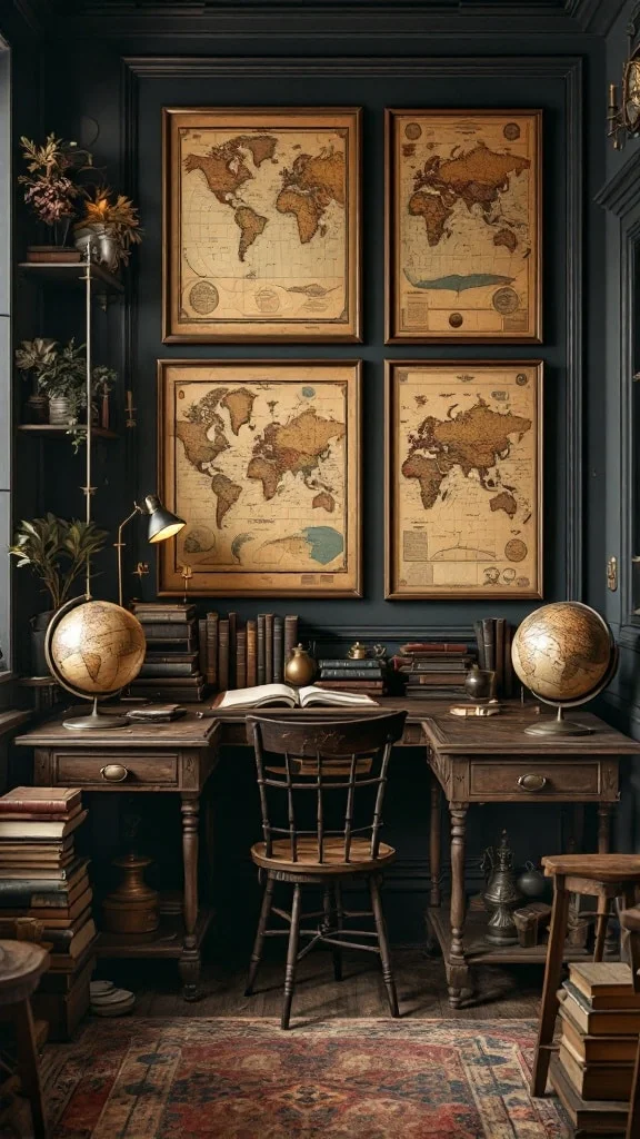 Explorer-Inspired Globes and Maps