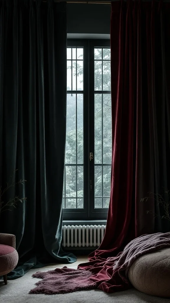 Luxurious Heavy Drapery and Curtains