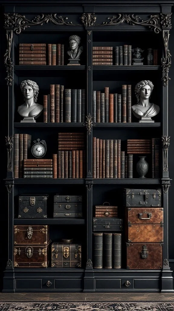 Artistic Bookends and Storage Solutions