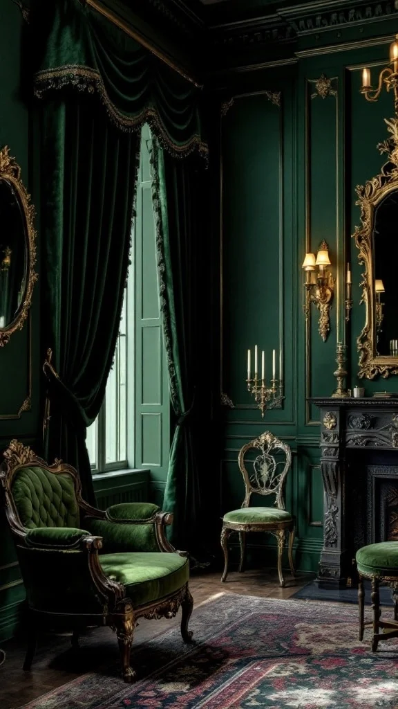 Victorian Green Opulence