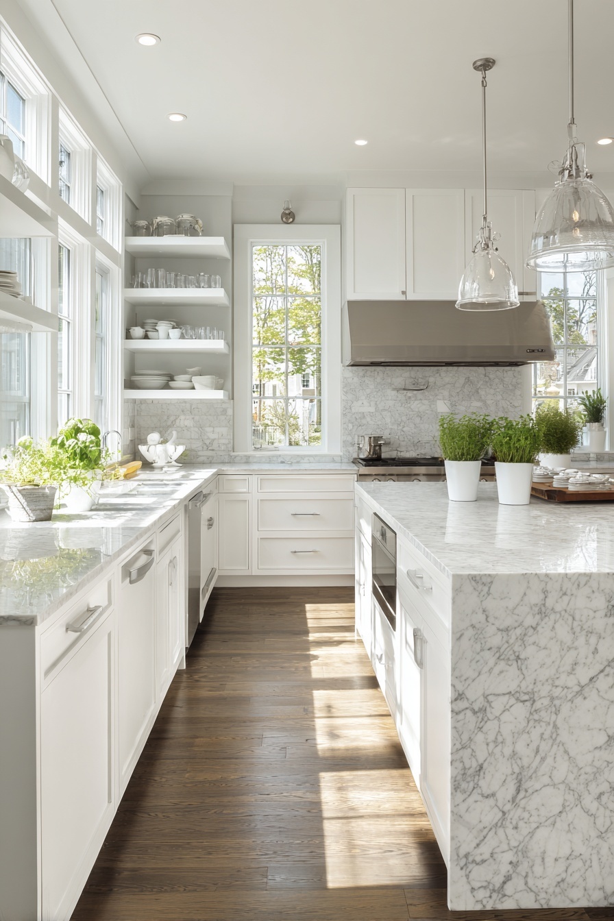 Stylize with Open Shelving for Easy Access