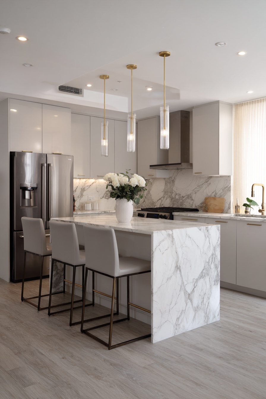 Create a Sleek Look with Handleless Cabinets