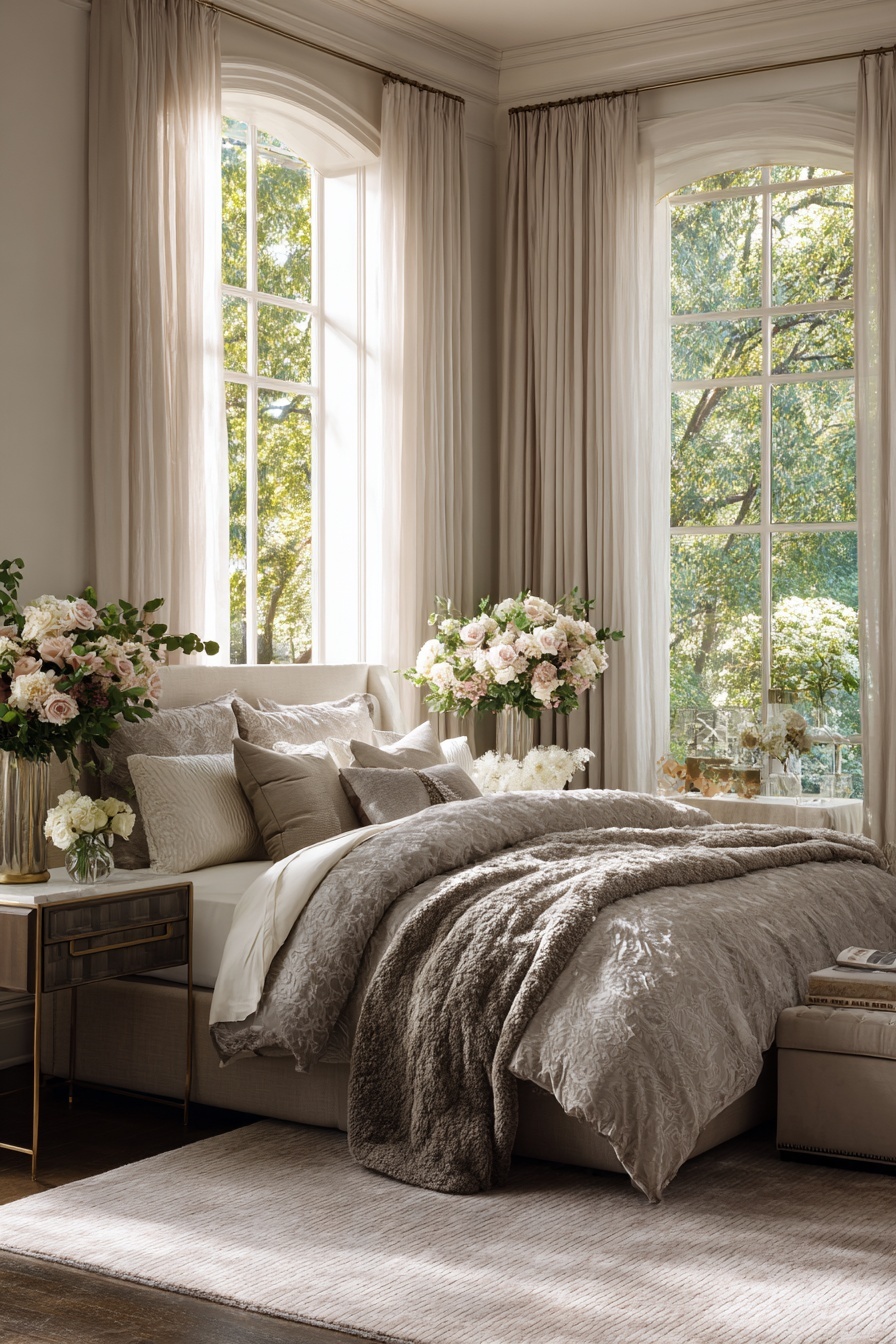 Install Sheer Curtains for Soft Light