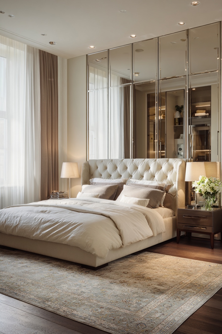 Maximize Space with Mirrored Furniture