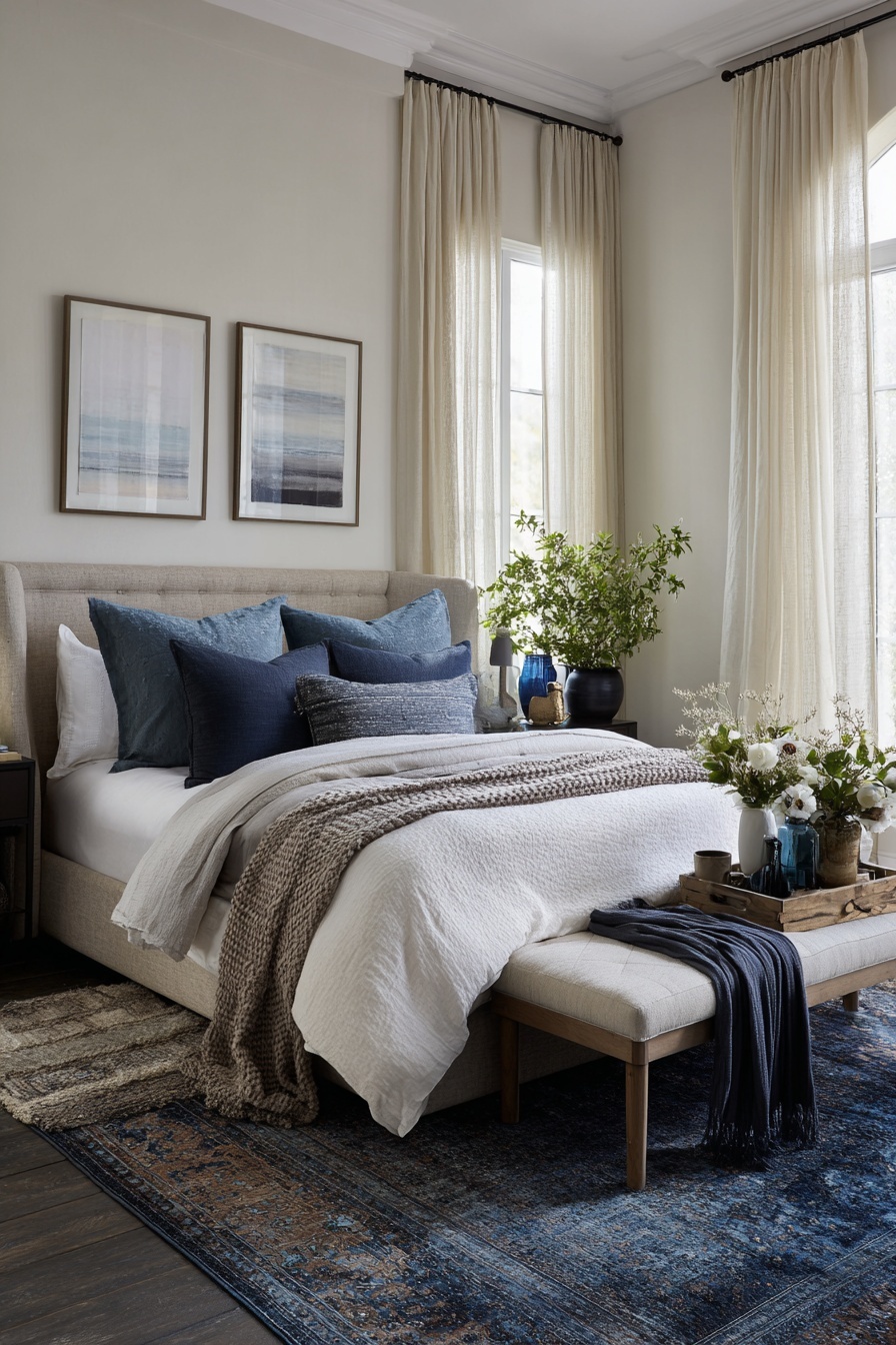 Layer Rugs for Texture and Warmth