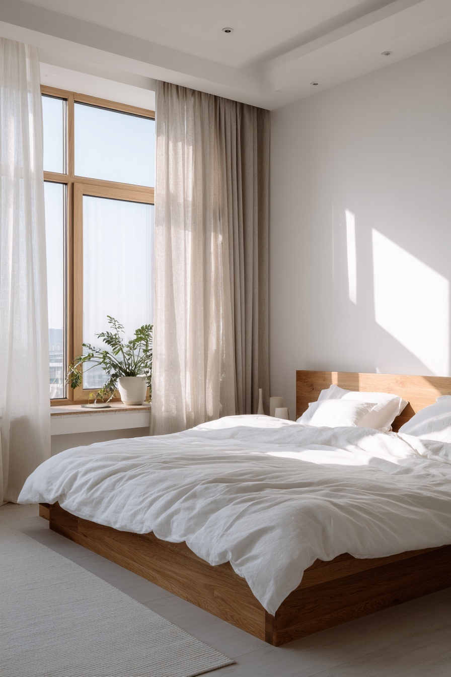 Use Neutral Curtains for Windows