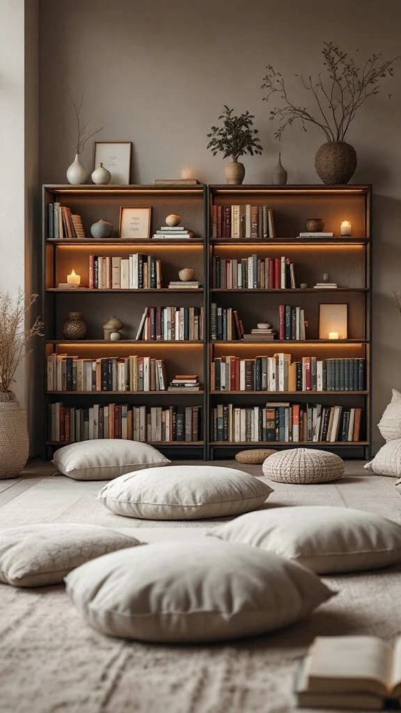 Mindful Library: A Serene Space for Reading and Reflection