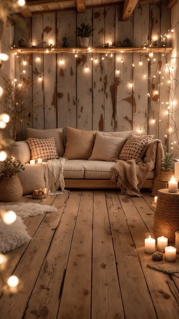 Rustic Warmth: Embracing Natural Coziness