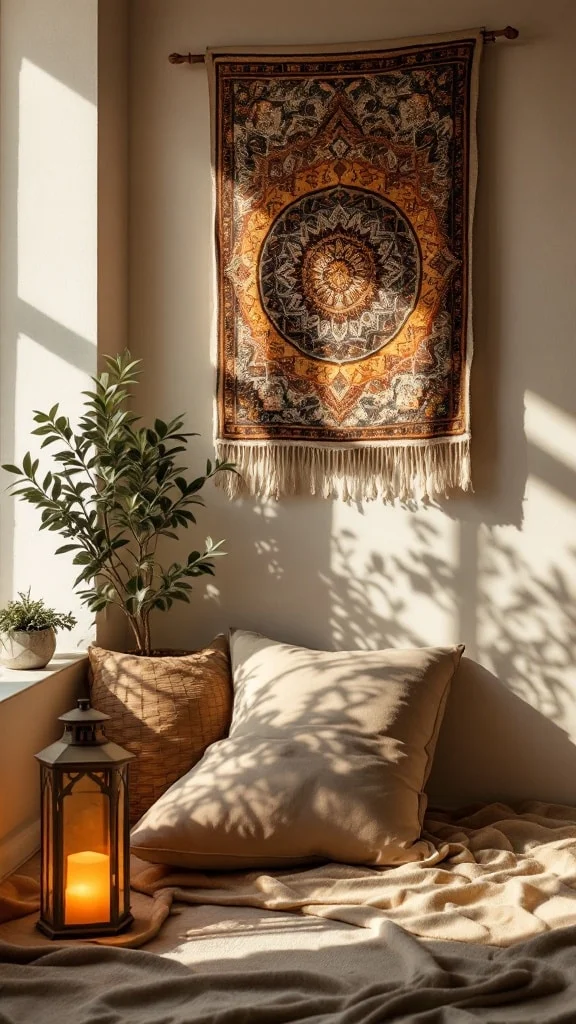 Compact Meditation Nook: Serenity in Small Spaces