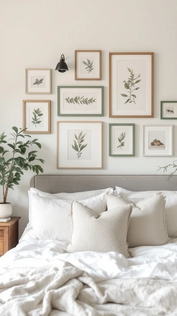 Curated Sage Green Gallery Wall