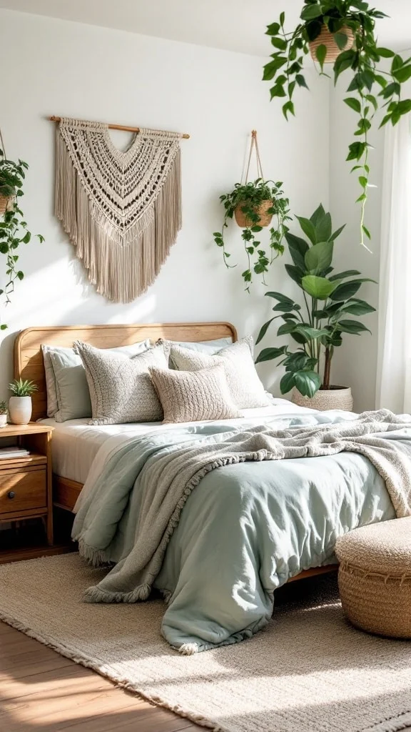Boho Farmhouse Accents in Sage Green