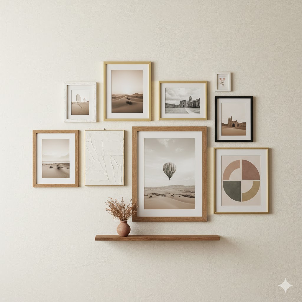 Art pieces reflecting personal style