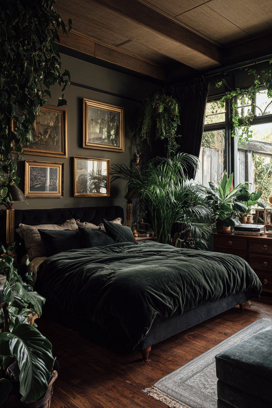 Embrace Nature with Dark Green Plants