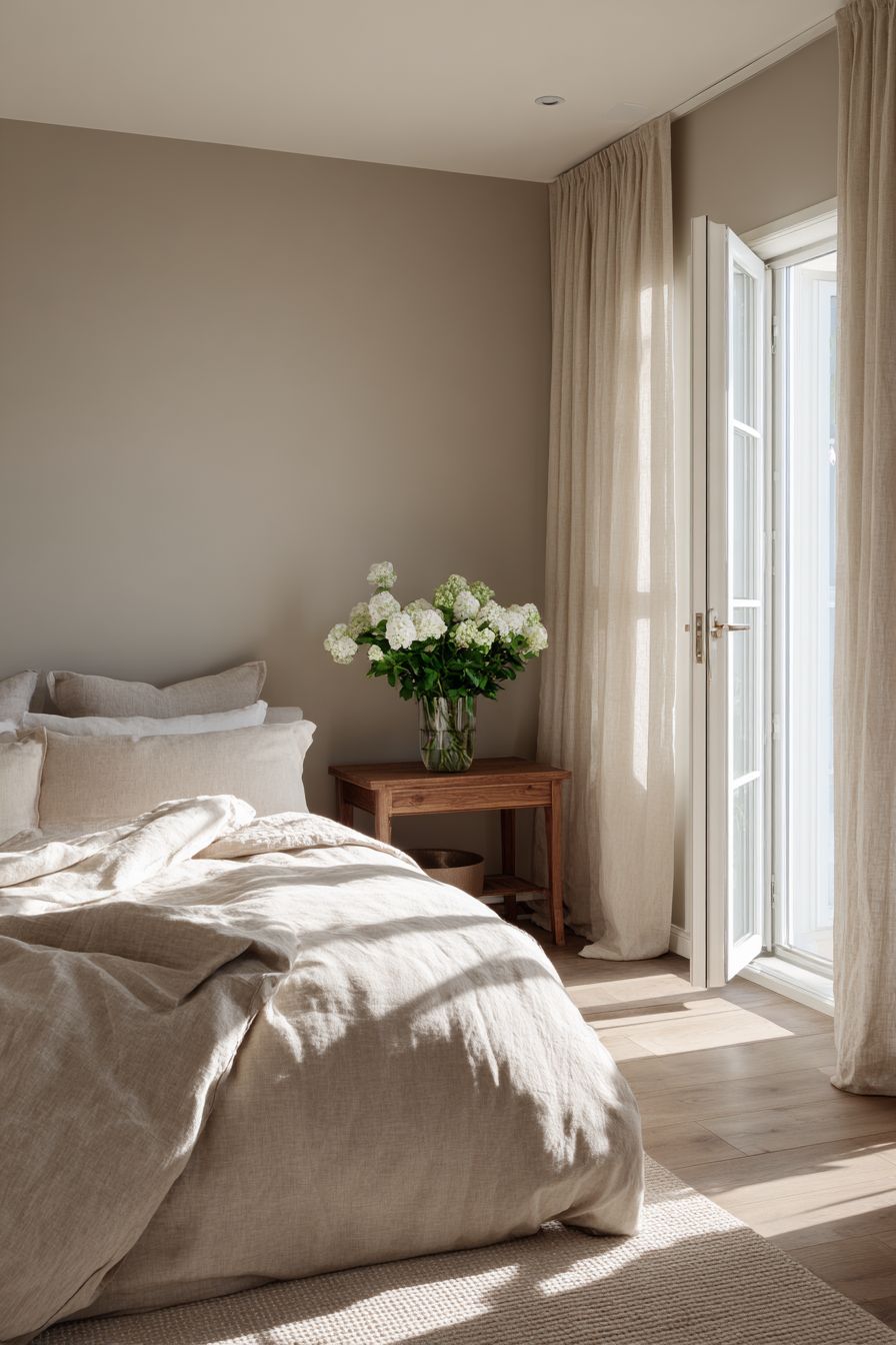 Use Light Linen Curtains for Breeziness