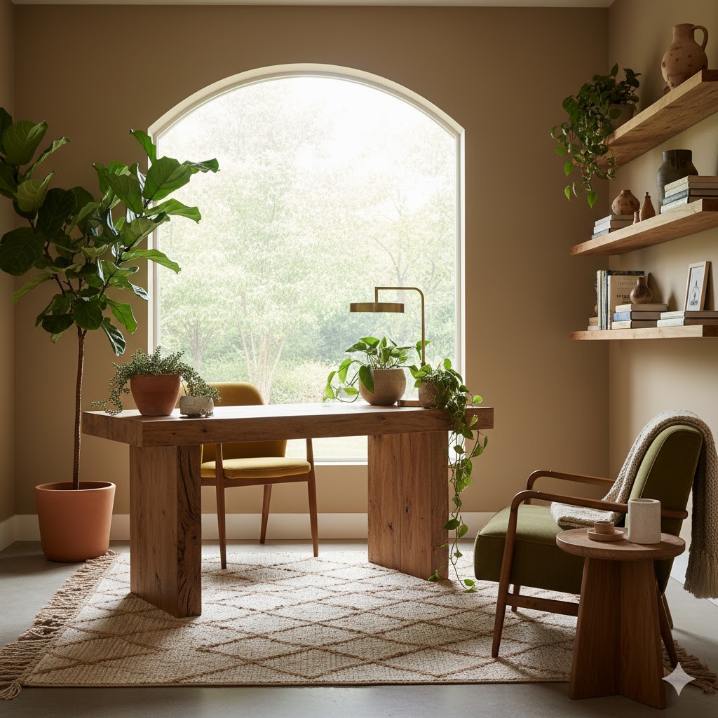 Nature-inspired home office