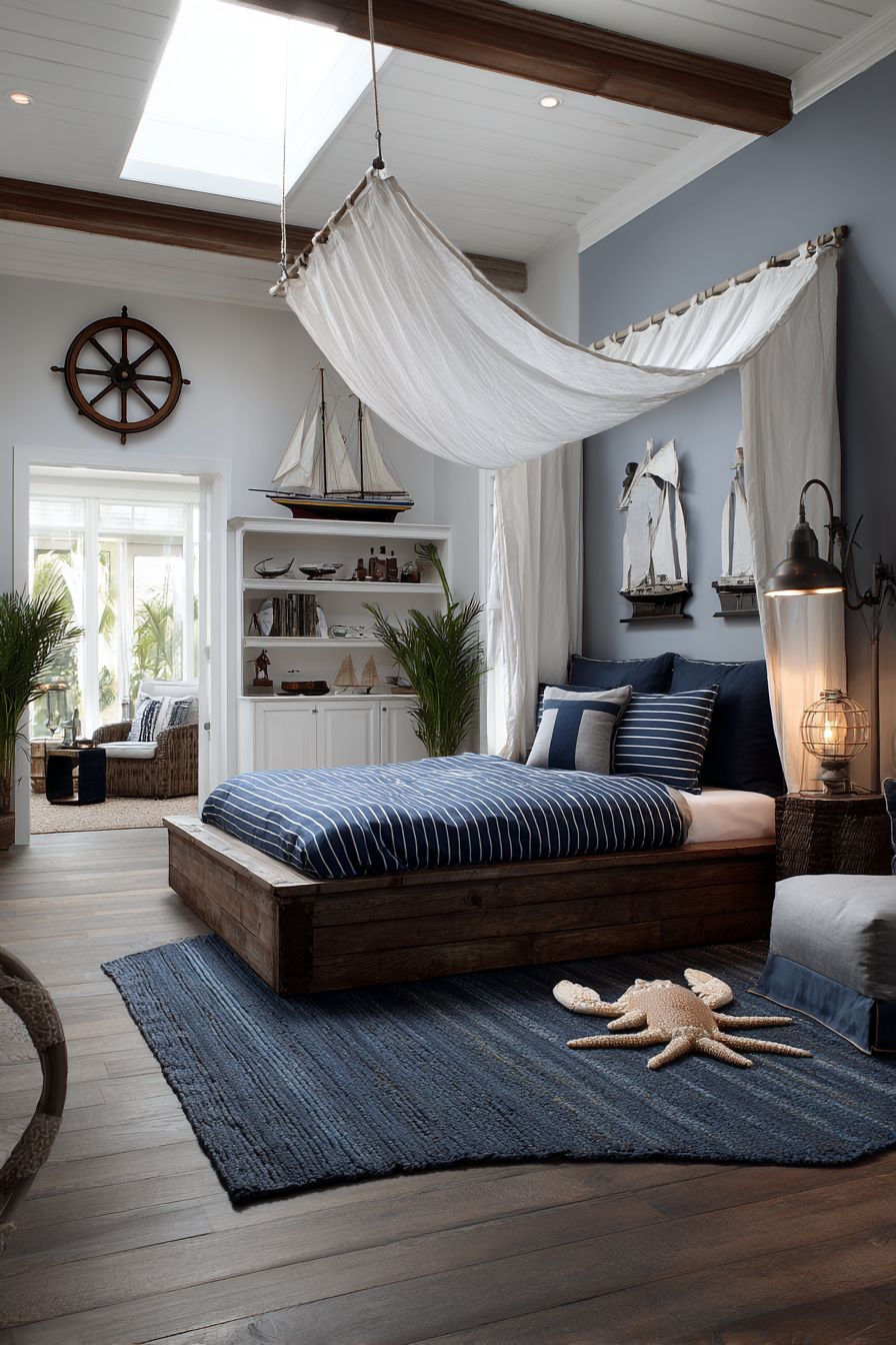Design a Nautical Ship Room