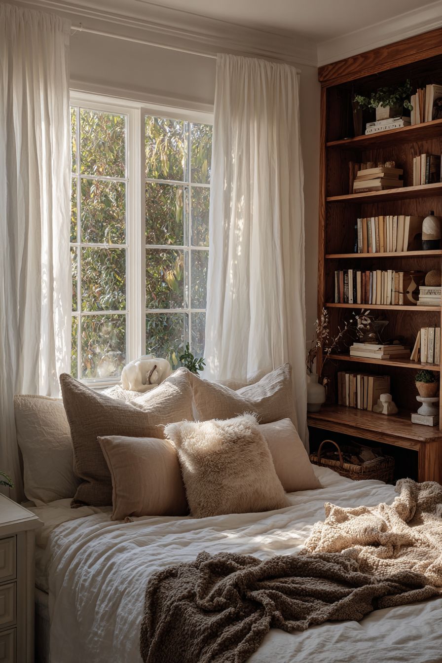 Decorate with Books for Depth