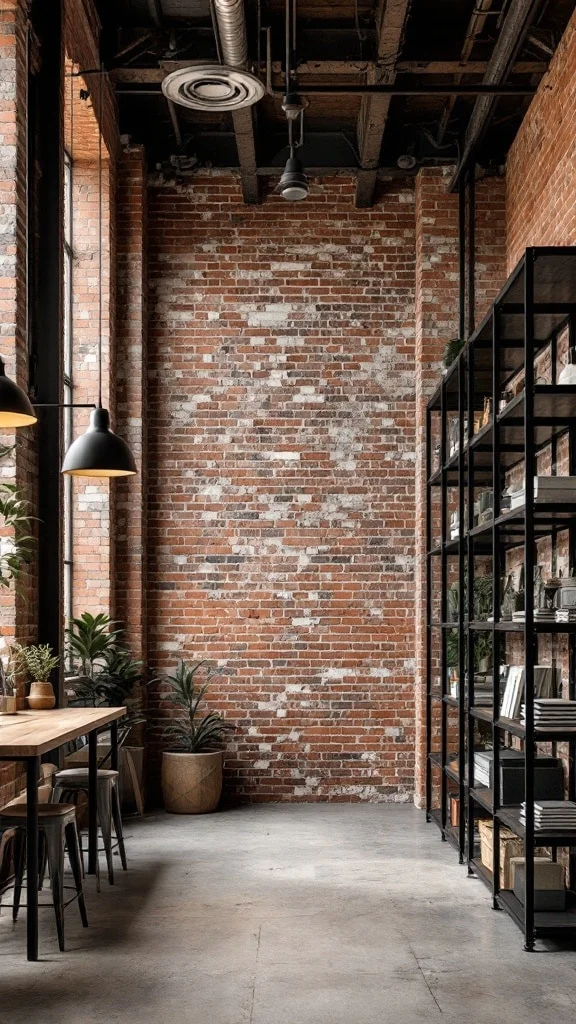 Industrial Elegance Workspace
