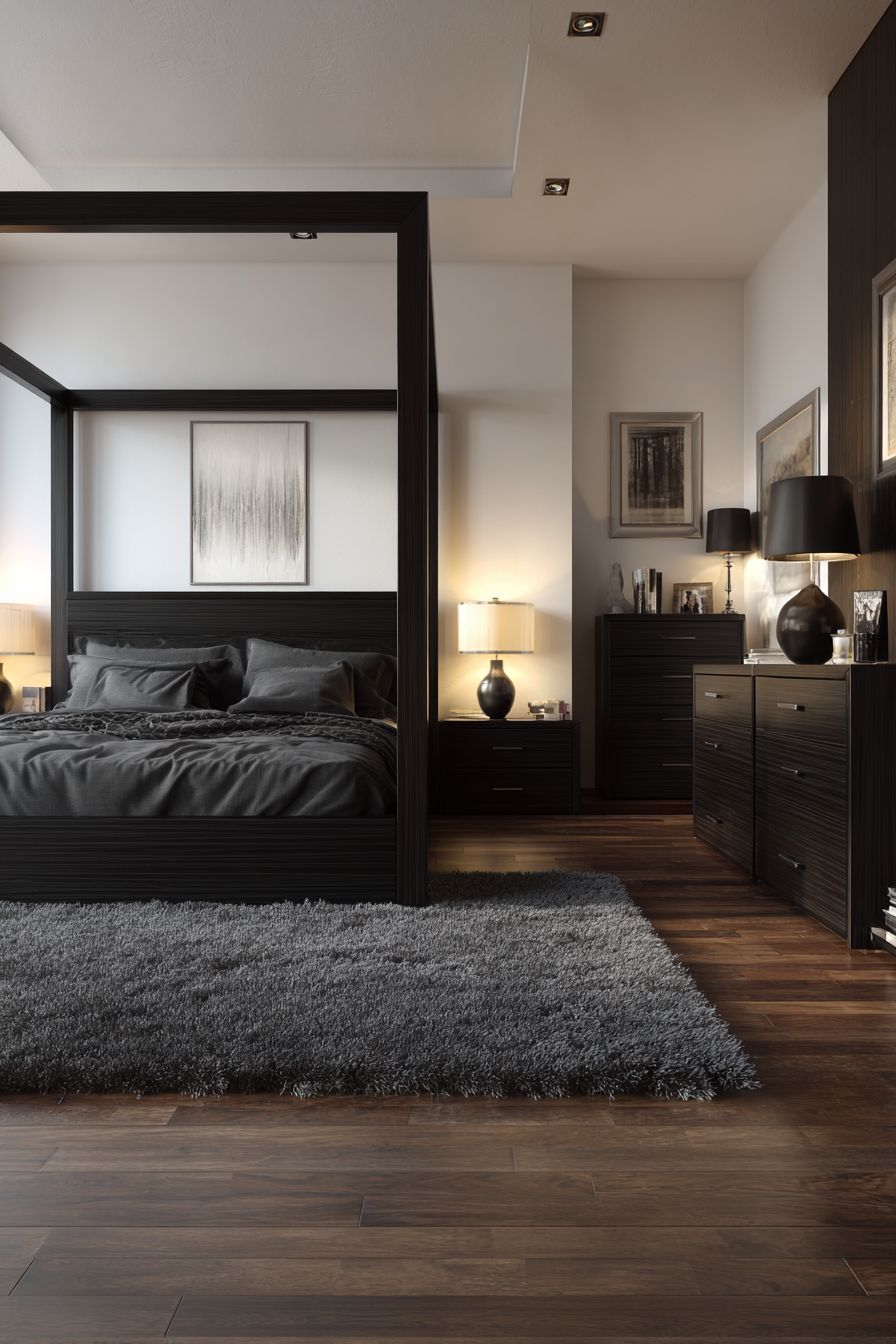 Organize with Black Furniture Pieces